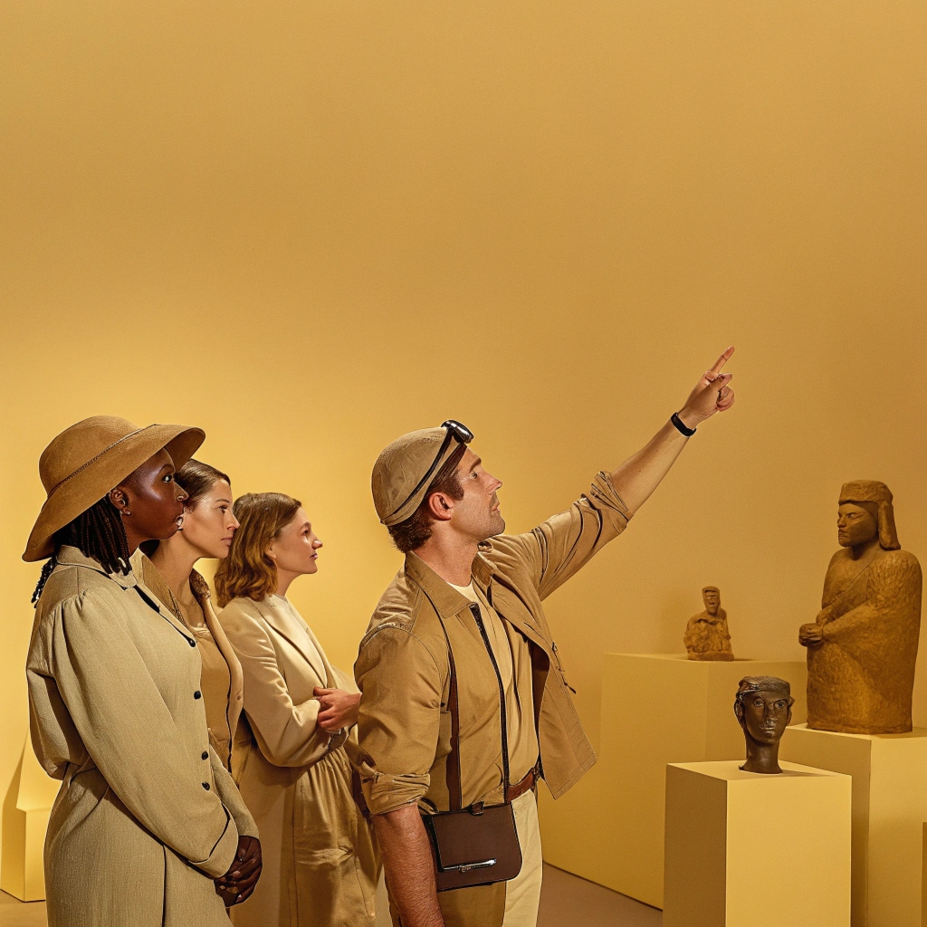 Tour group exploring San Francisco streets with local guide